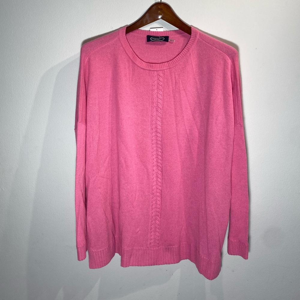 MAGASCHONI*Pink Flowy 100%Cashmere Sweater*Sm.$375 - Picture 2 of 10